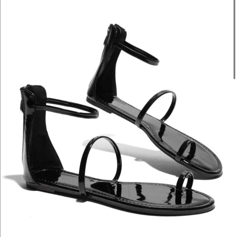 Buneo Vista Black Sandals from Miss Lola